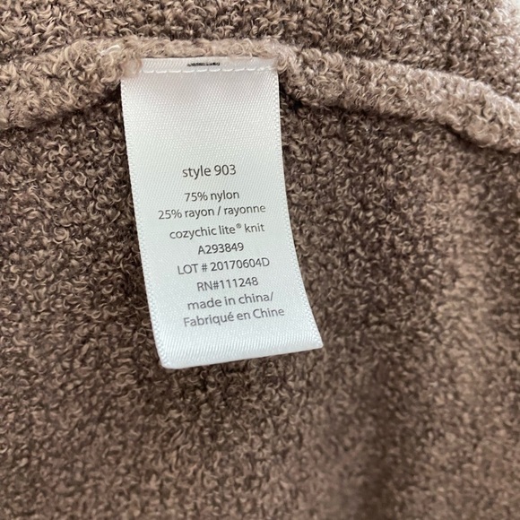 Barefoot Dreams Cozy Chic Lite waterfall Open front Cardigan Sweater Small / Med - Picture 8 of 15